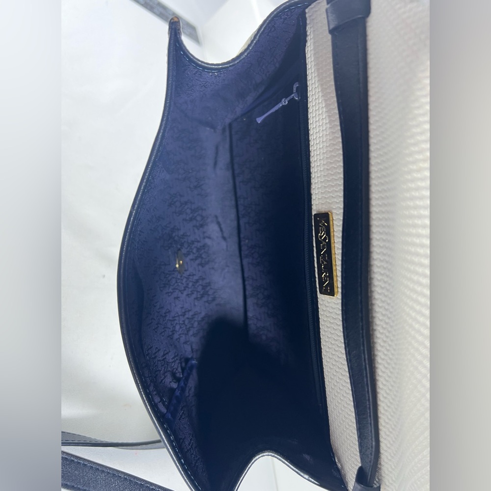 3053: Vintage YSL Triangle Logo Canvas Shoulder Bag Restoration Project - Picture 12 of 13